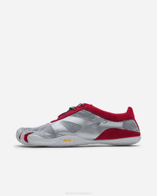 kso evo hombres Vibram 0HT665 calzado gris/rojo