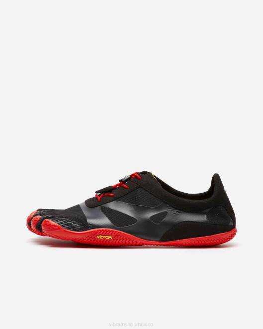 kso evo hombres Vibram 0HT69 calzado negro/rojo