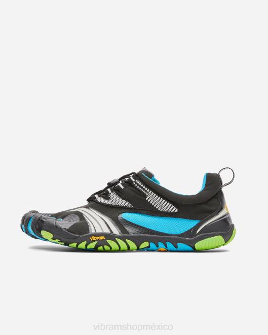 kmd deporte ls hombres Vibram 0HT6119 calzado negro/azul/verde