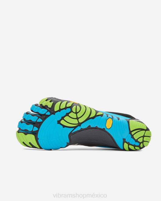 kmd deporte ls hombres Vibram 0HT6119 calzado negro/azul/verde