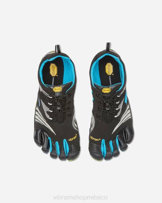 kmd deporte ls hombres Vibram 0HT6119 calzado negro/azul/verde