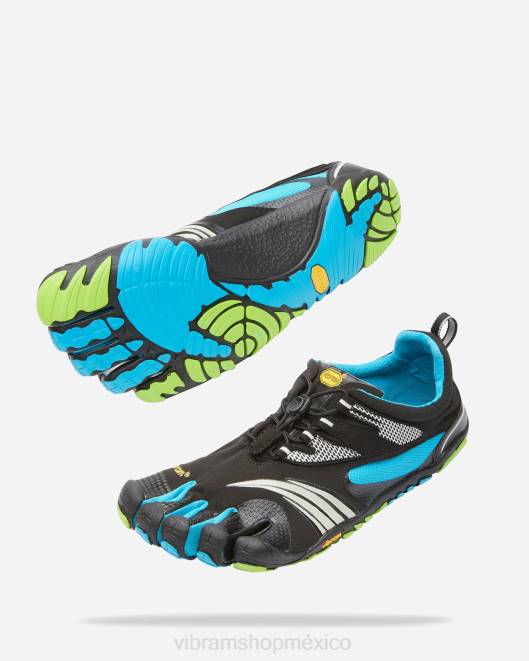 kmd deporte ls hombres Vibram 0HT6119 calzado negro/azul/verde