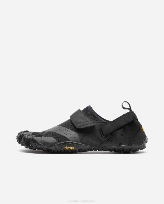 v-agua hombres Vibram 0HT653 calzado negro
