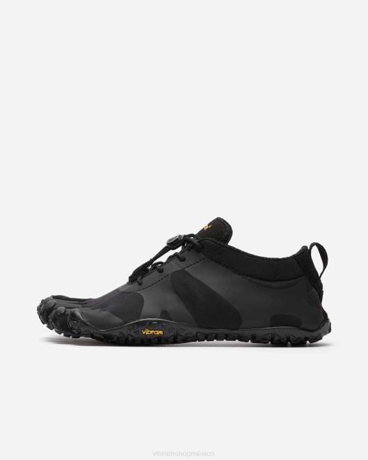 v-alfa hombres Vibram 0HT67 calzado negro
