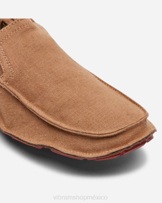 un cuarto de cáñamo hombres Vibram 0HT6124 calzado tabaco/ladrillo