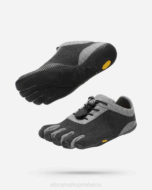lana ecológica kso mujer Vibram 0HT611 calzado gris/gris claro/negro