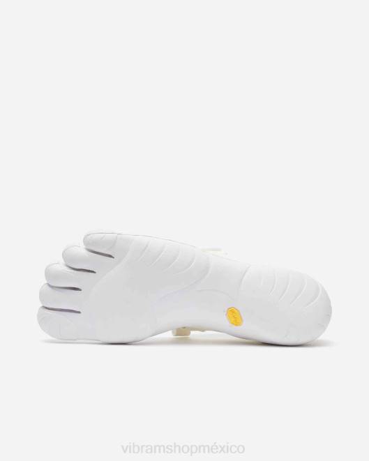 kso vintage mujer Vibram 0HT685 calzado blanco de la vendimia