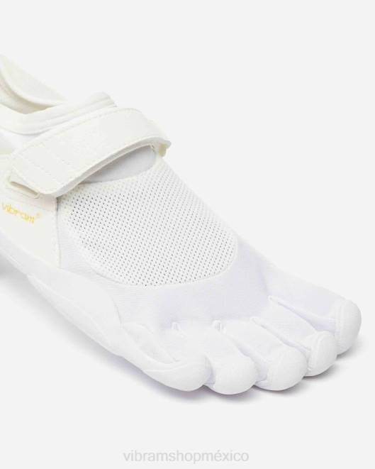 kso vintage mujer Vibram 0HT685 calzado blanco de la vendimia