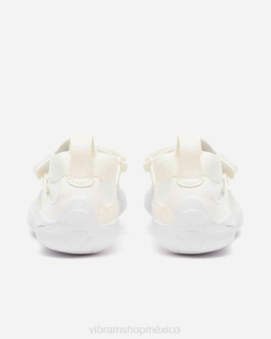 kso vintage mujer Vibram 0HT685 calzado blanco de la vendimia