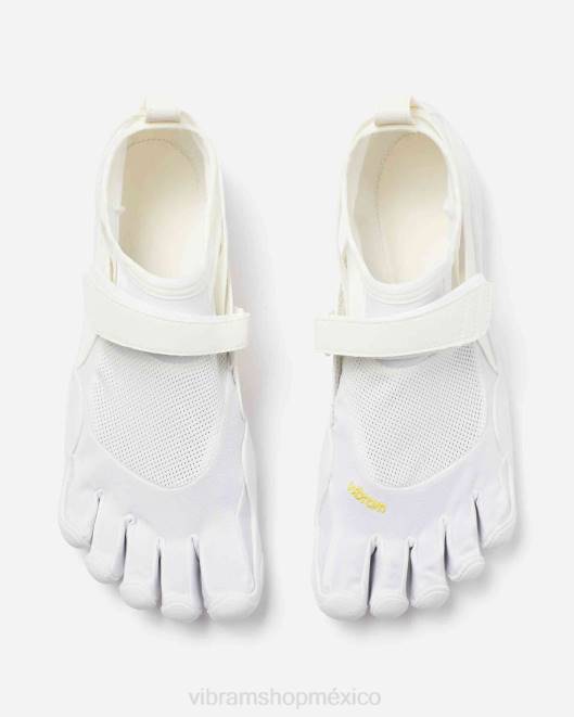 kso vintage mujer Vibram 0HT685 calzado blanco de la vendimia