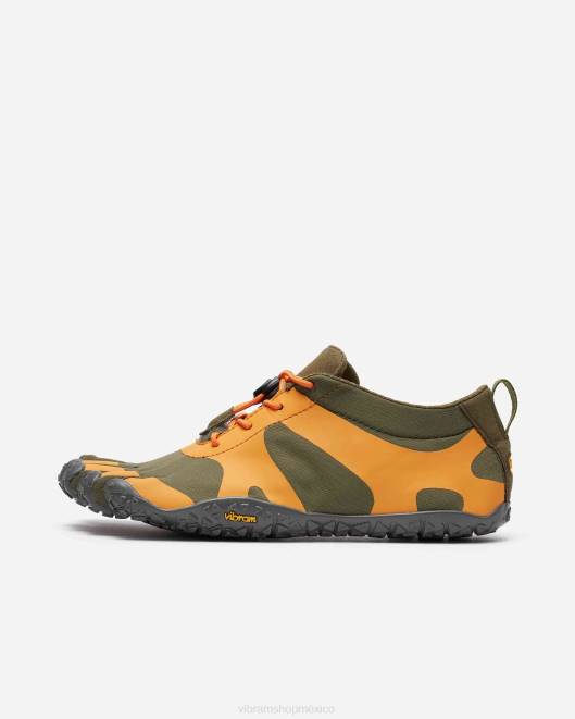 v-alfa mujer Vibram 0HT616 calzado militar/naranja/gris