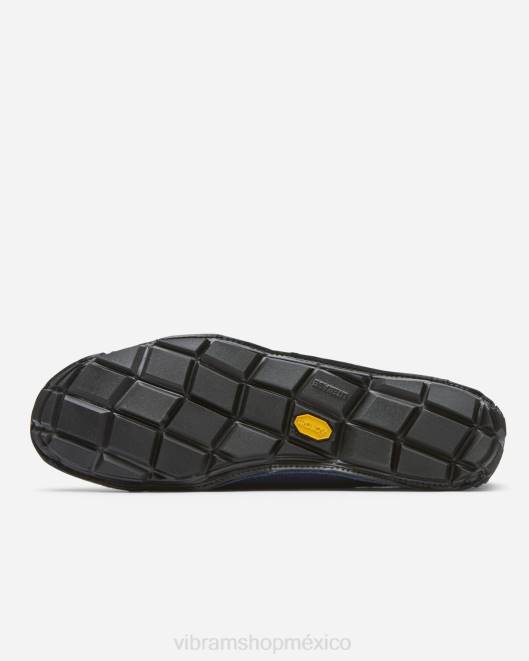 un cuarto de cáñamo mujer Vibram 0HT6136 calzado azul negro