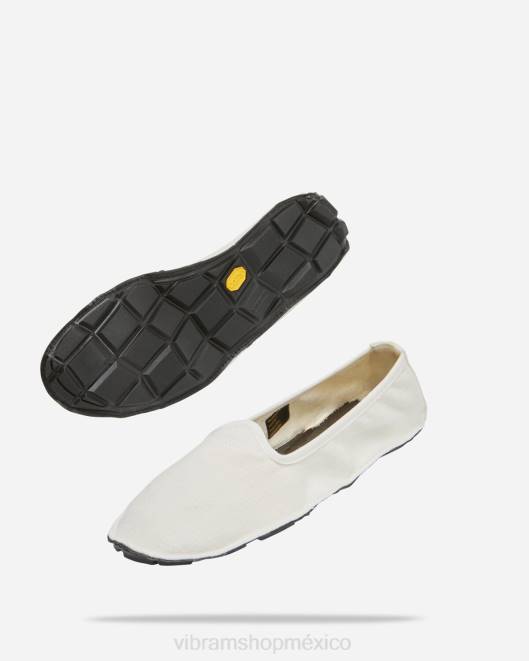 un cuarto de cáñamo mujer Vibram 0HT6138 calzado beis/negro