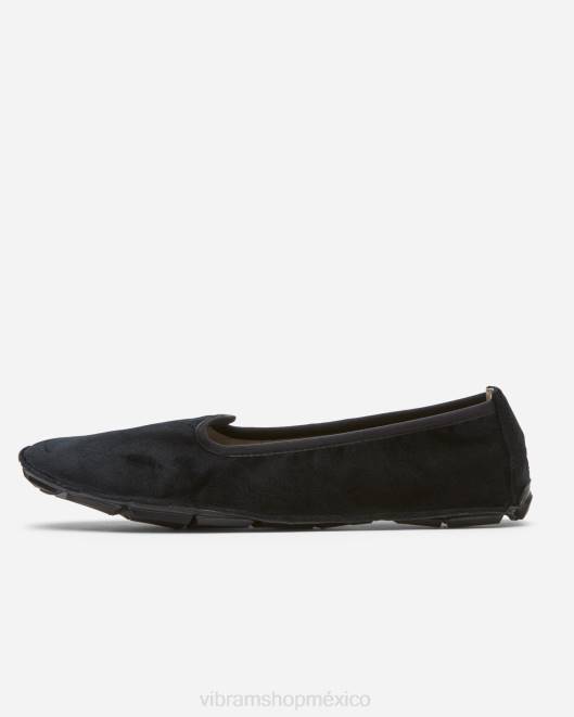 un cuarto de terciopelo mujer Vibram 0HT6141 calzado negro