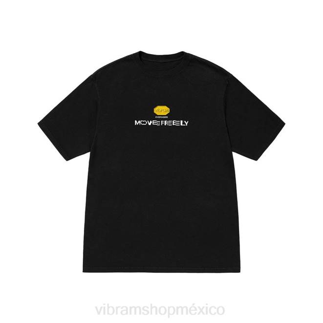 camiseta "muévete libremente" unisexo Vibram 0HT644 vestir negro